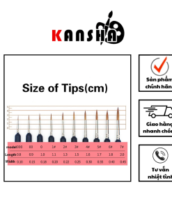 Cọ lông mềm mại vẽ màu nước chuyên nghiệp